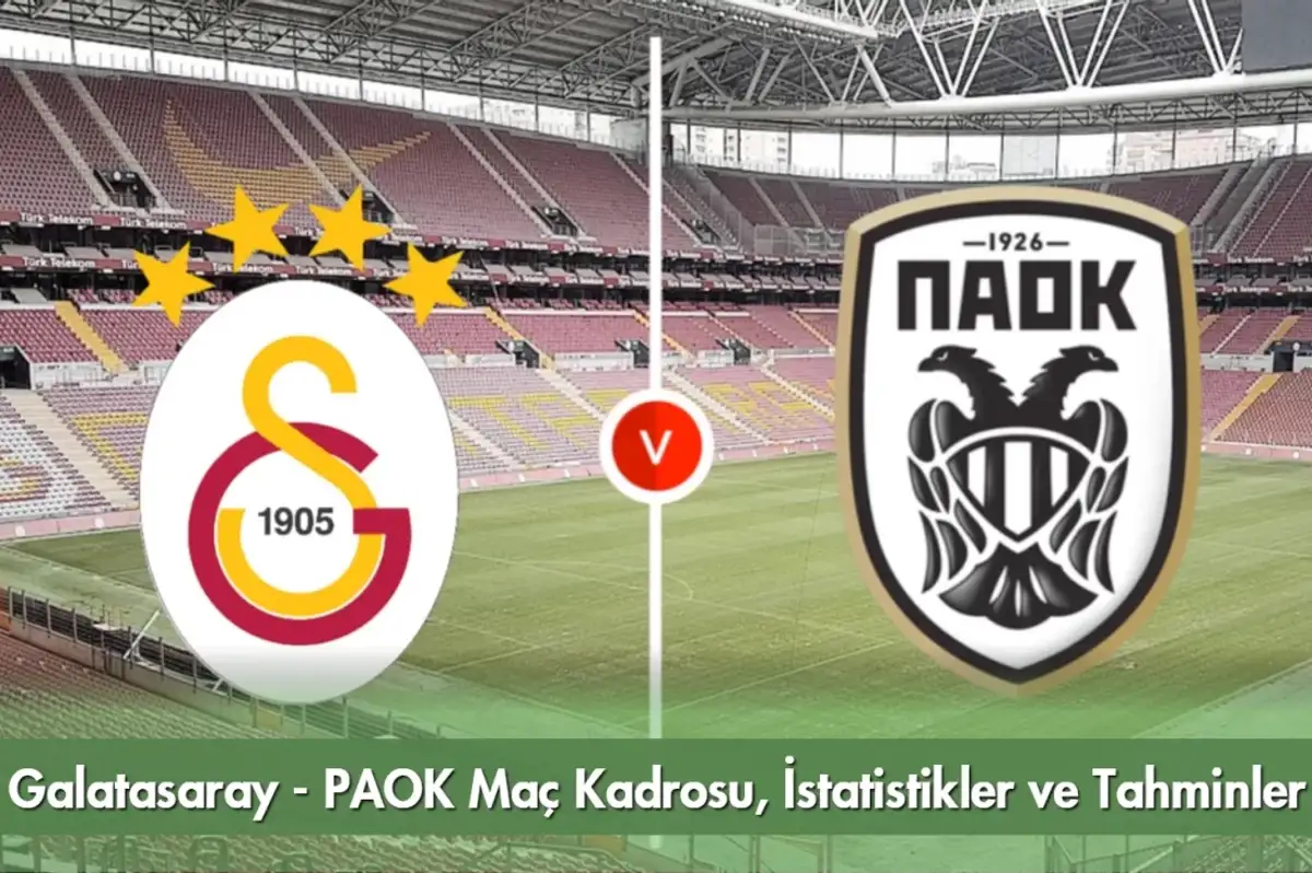 UEFA Avrupa Ligi | Galatasaray - PAOK: Kadrolar, Önemli İstatistikler ve Tahminler