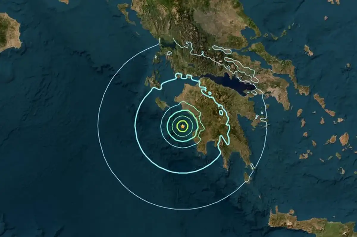 Yunanistan'da 5.2 Büyüklüğünde Deprem Meydana Geldi