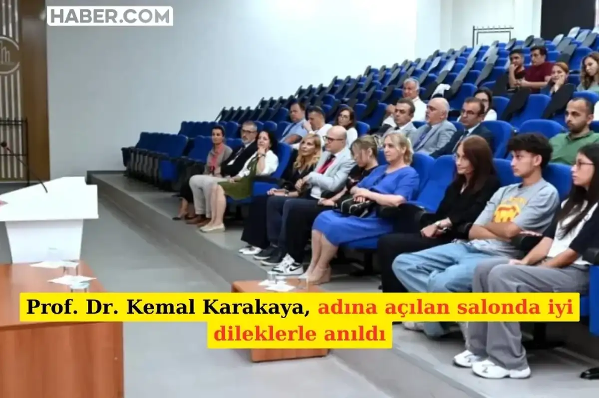 Zonguldak BEÜ Tıp Fakültesi, Prof. Dr. Kemal Karakaya Adına Yeni Amfi ve Toplantı Salonu Açtı