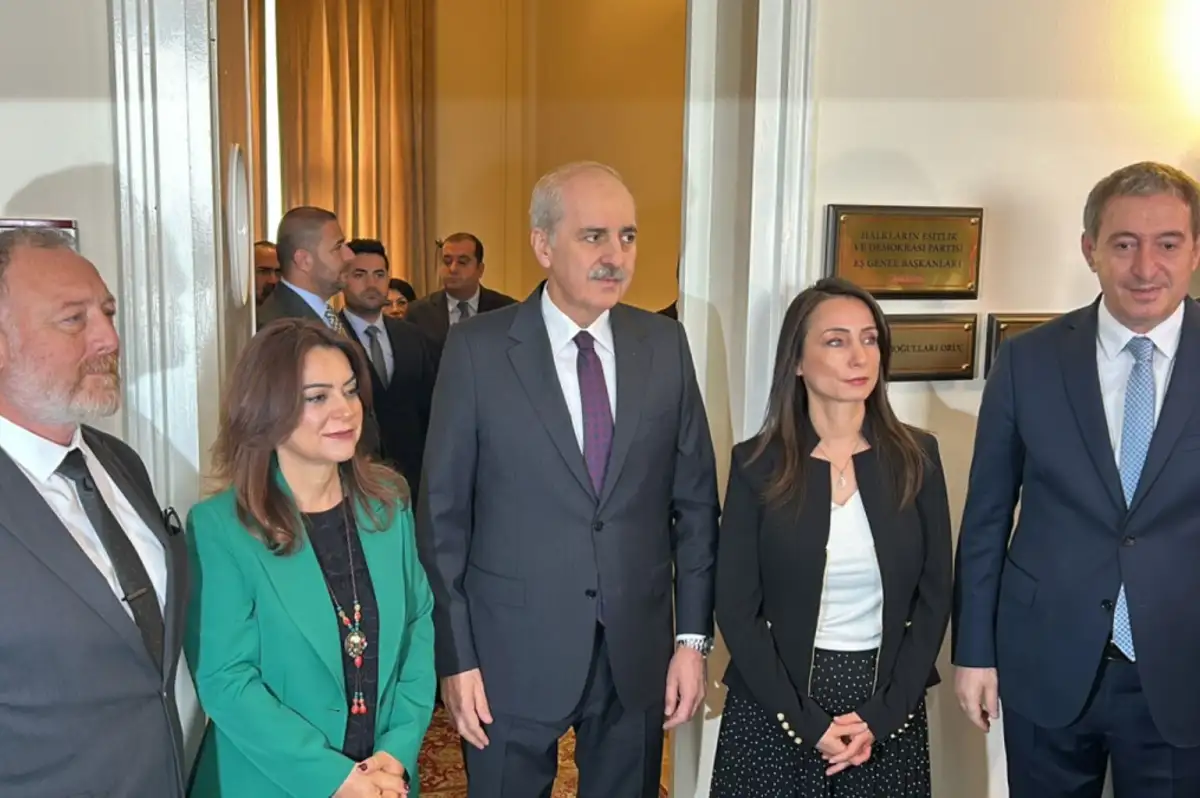 DEM Parti Heyeti Numan Kurtulmuş ile Görüştü