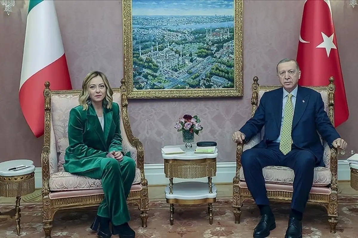 Cumhurbaşkanı Erdoğan, İtalya Başbakanı Meloni ile Görüştü: Gündemde 'Suriye' Vardı