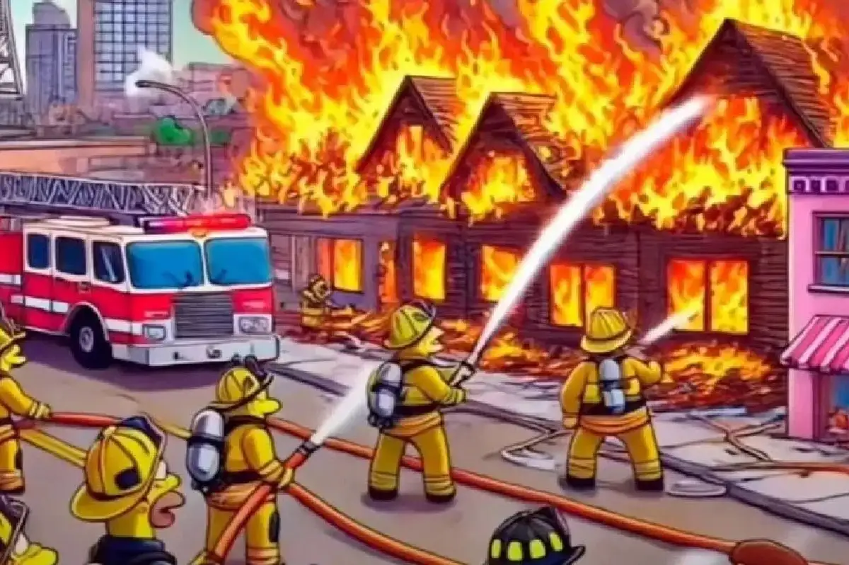 Simpsonlar Los Angeles Yangınını 20 Yıl Önce Bilmiş
