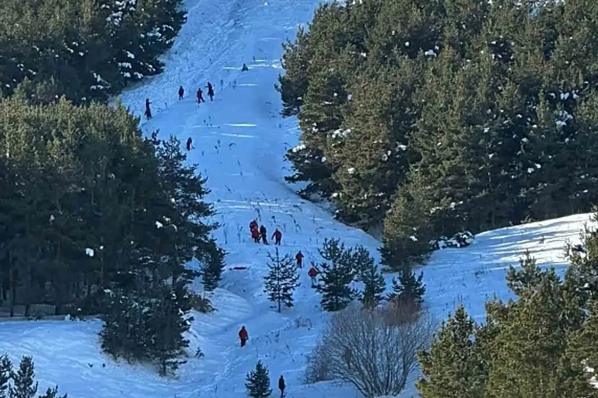 Palandöken Kayak Merkezi'nde Çığ Düştü