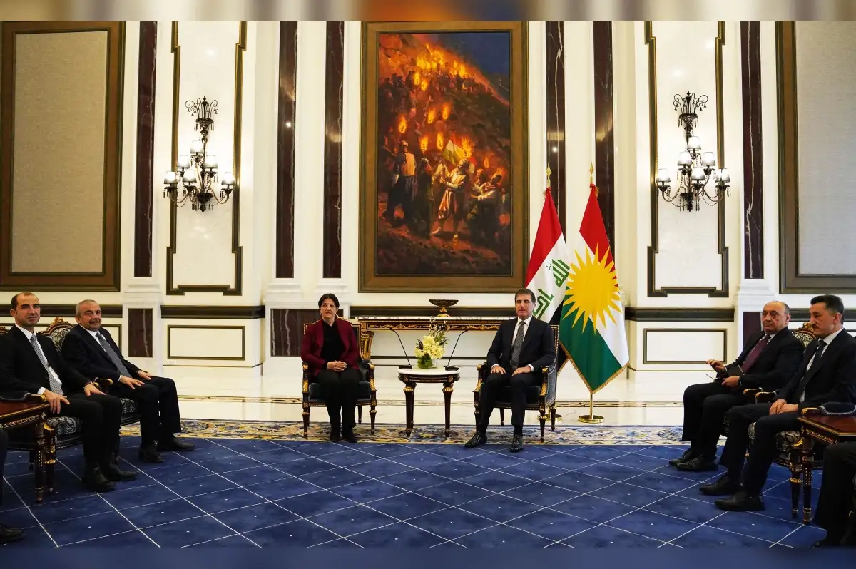 DEM Parti İmralı Heyeti Neçirvan Barzani'yle Görüştü
