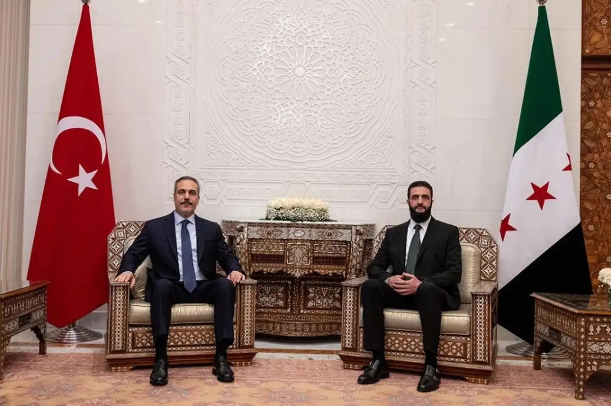 Bakan Fidan, Bakan Güler ve MİT Başkanı Kalın Şam'a Gitti