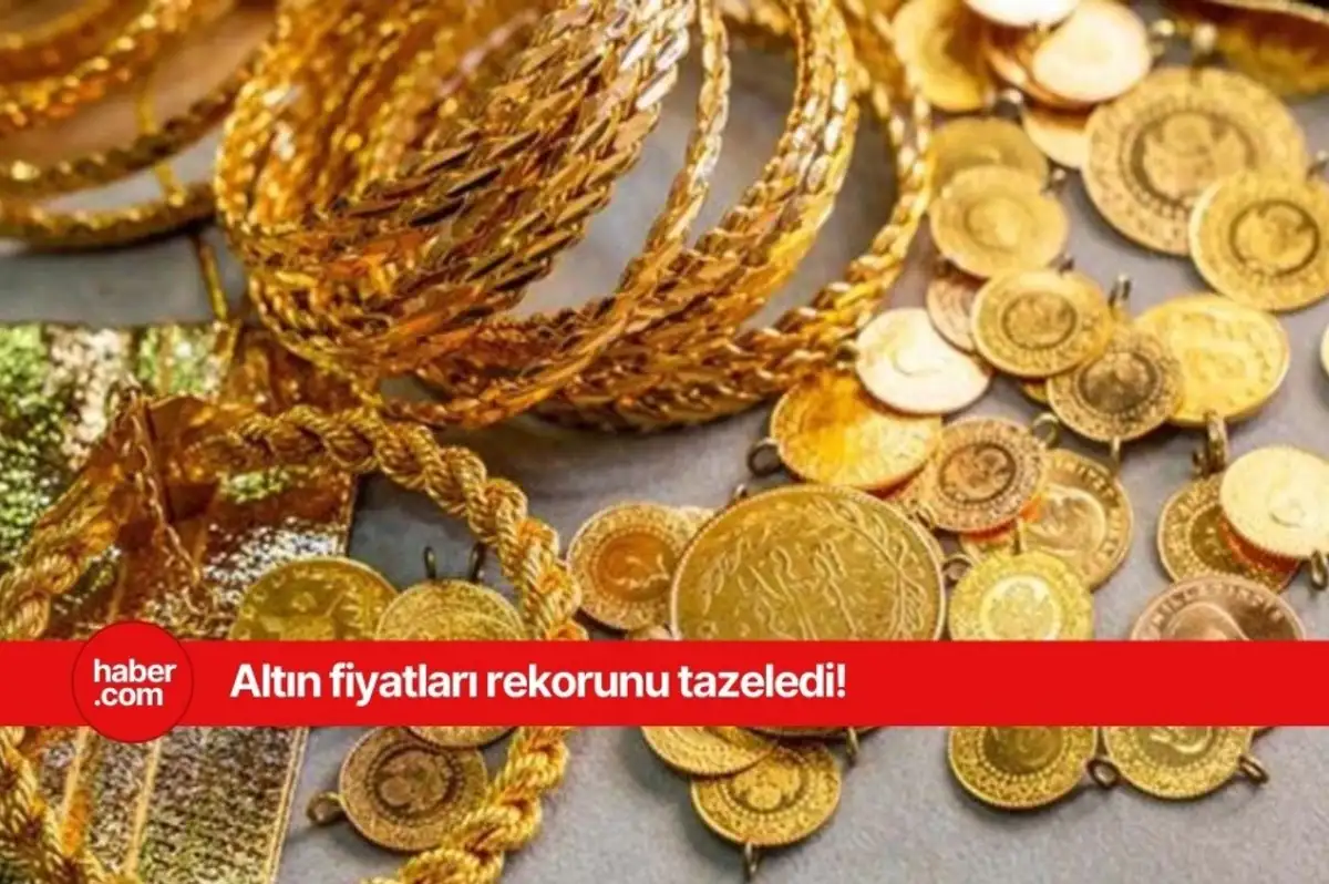 Altın yatırımcıları yaşadı! Gram altın resmen rekor kırdı