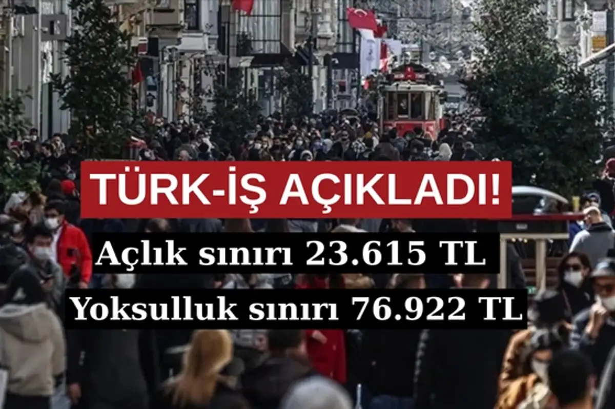 TÜRK-İŞ Açıkladı: Mart Ayı Açlık ve Yoksulluk Sınırı Belli Oldu!
