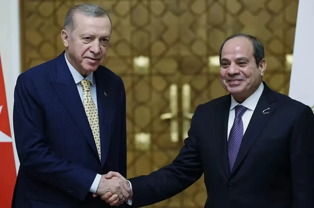 Cumhurbaşkanı Erdoğan Mısır Cumhurbaşkanı Sisi ile Görüştü