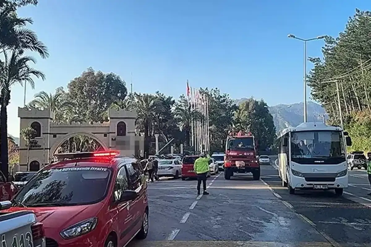 Marmaris'te 5 Yıldızlı Otelde Yangın