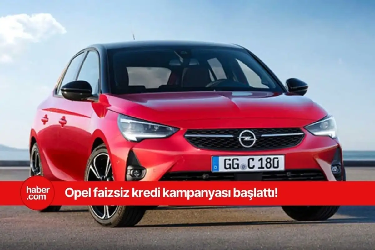 Opel'dan Nisan ayına özel faizsiz kredi kampanyası!