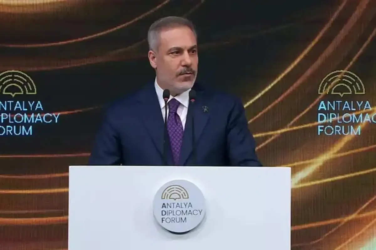 Hakan Fidan Antalya Diplomasi Forumu'nda Açıklamalarda Bulunuyor