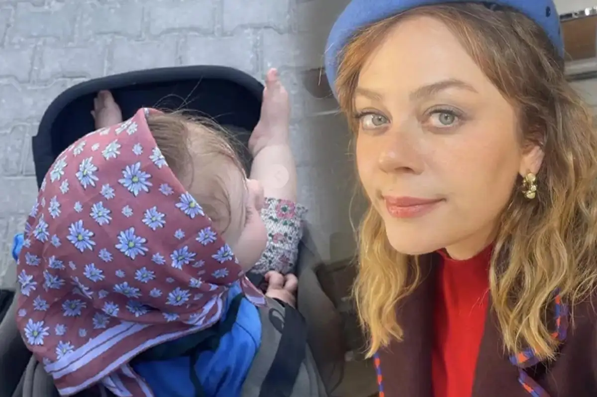 Bahar'ın Yıldızı Demet Evgar Kızı Mavi'nin Yüzünü Gösterdi: "Biblo Gibi"