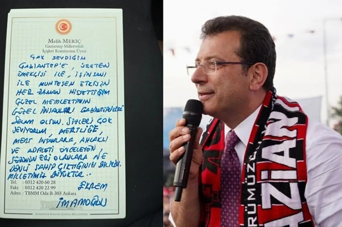 Ekrem İmamoğlu'ndan Gazianteplilere Mesaj