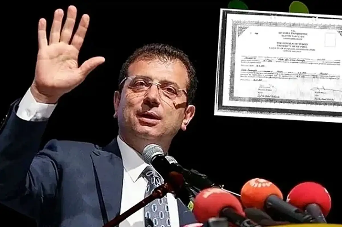 Ekrem İmamoğlu'na Diploma İptali Tebligatı