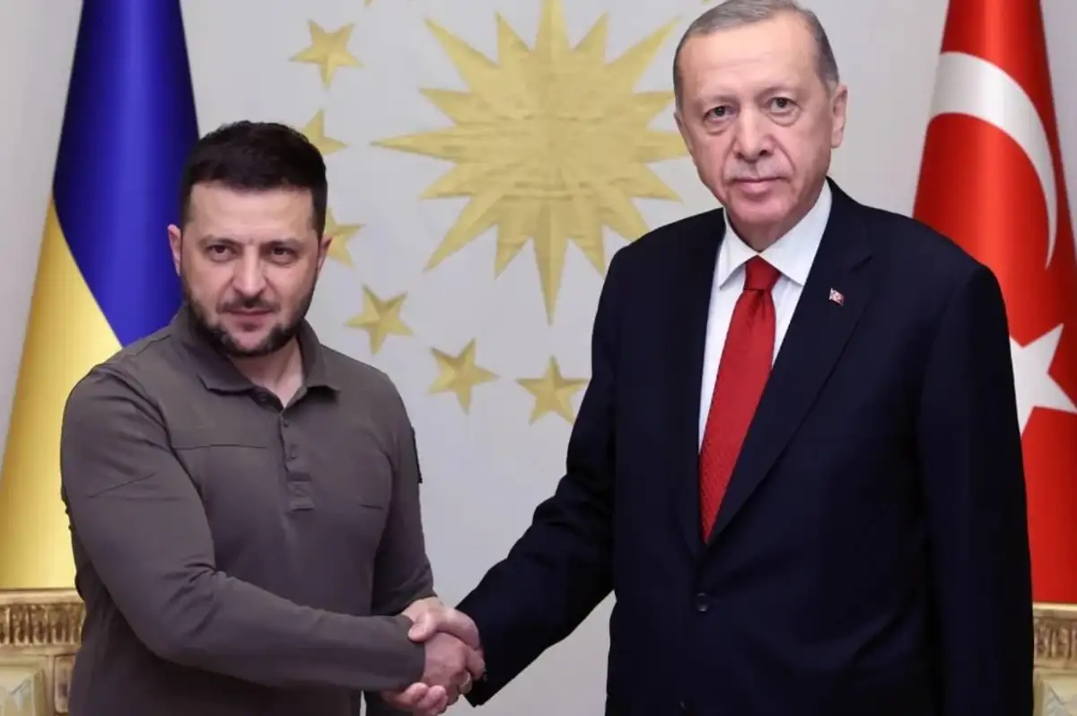 Cumhurbaşkanı Erdoğan Zelensky ile Bir Araya Geldi
