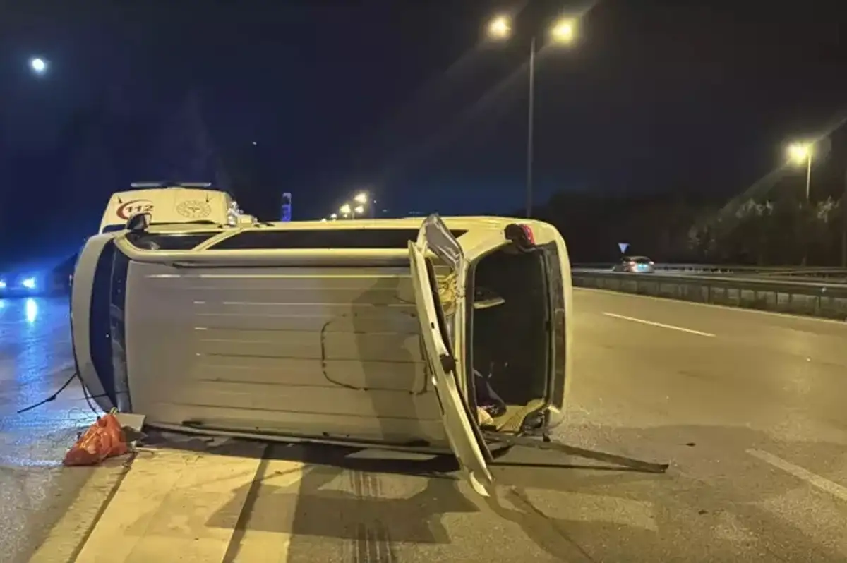 TEM Otoyolu'nda Kaza: 1 Yaralı!
