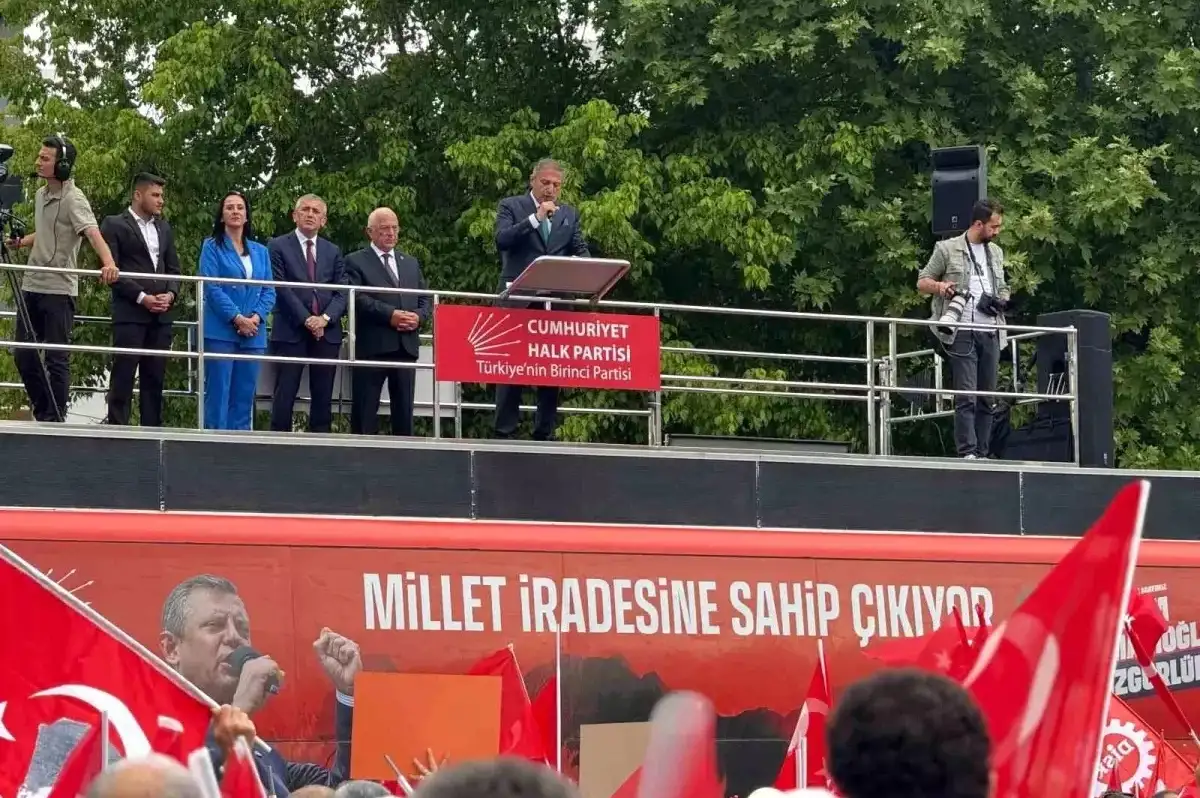 Ekrem İmamoğlu'nun Mektubu Düzce Mitinginde Okundu