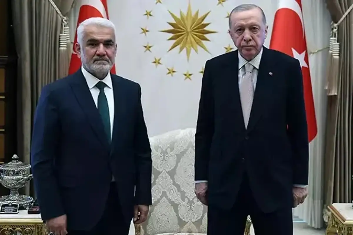 Cumhurbaşkanı Erdoğan, DSP ve HÜDA PAR Başkanlarını Kabul Etti