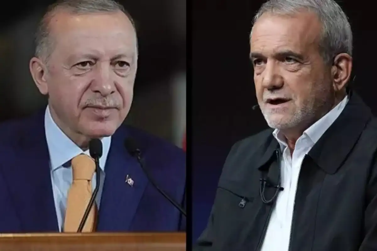 Cumhurbaşkanı Erdoğan'dan İran Cumhurbaşkanı Pezeşkiyan'a Geçmiş Olsun Telefonu