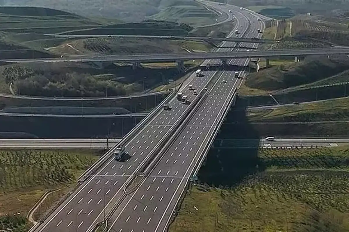 Kuzey Marmara Otoyolu'nda Bakım Çalışmaları