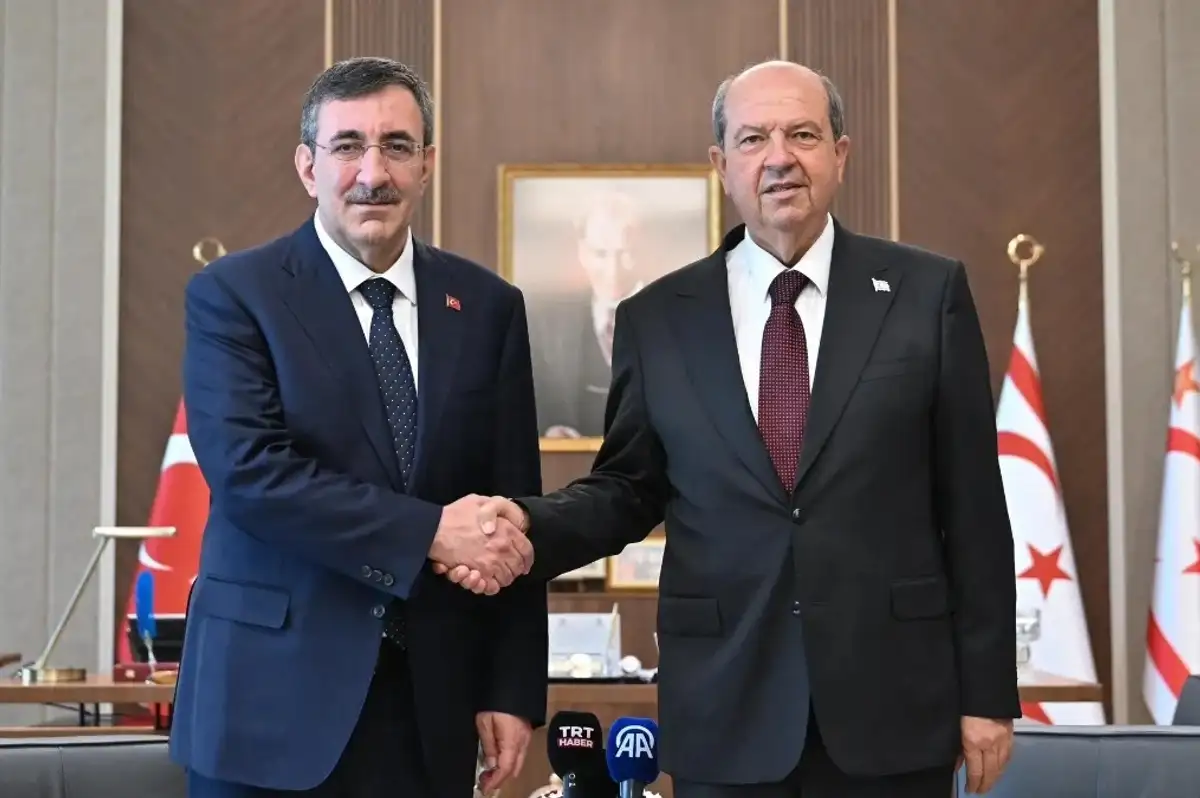 Cevdet Yılmaz, KKTC Cumhurbaşkanı Ersin Tatar ile Görüştü