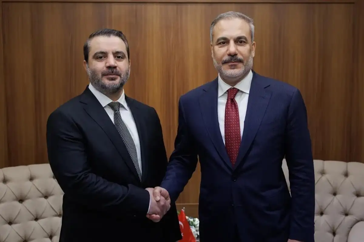 Hakan Fidan, Suriyeli Mevkidaşı Şeybani ile Bir Araya Geldi