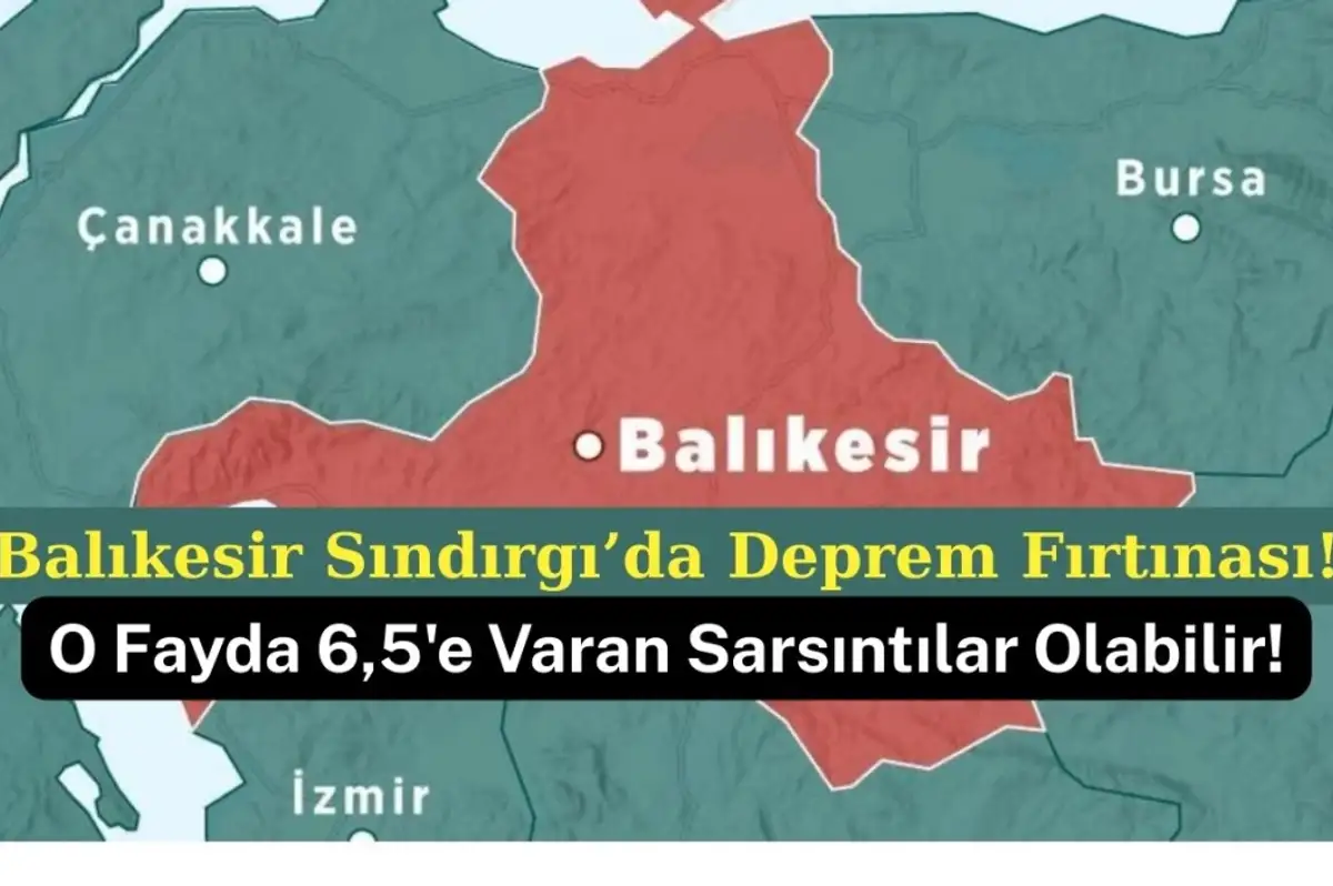 Üşümezsoy'dan Sındırgı Depremleri Sonrası Korkutan Açıklama!