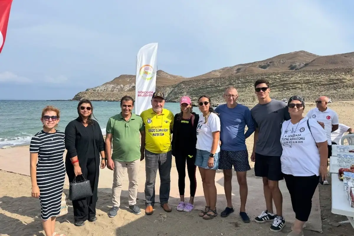 Gökçeada 4. Açık Deniz Yüzme Maratonu Tamamlandı