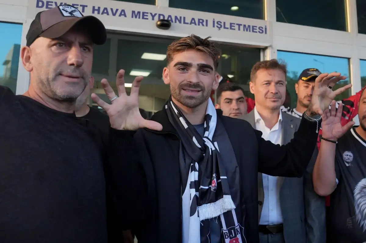 Jota Silva, Beşiktaş için İstanbul'a Geldi
