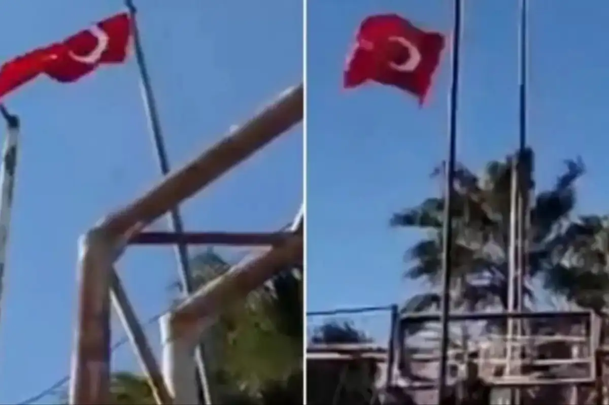 Nusaybin'de DEM Parti Grup Toplantısı Sonrası Türk Bayrağı Provokasyonu