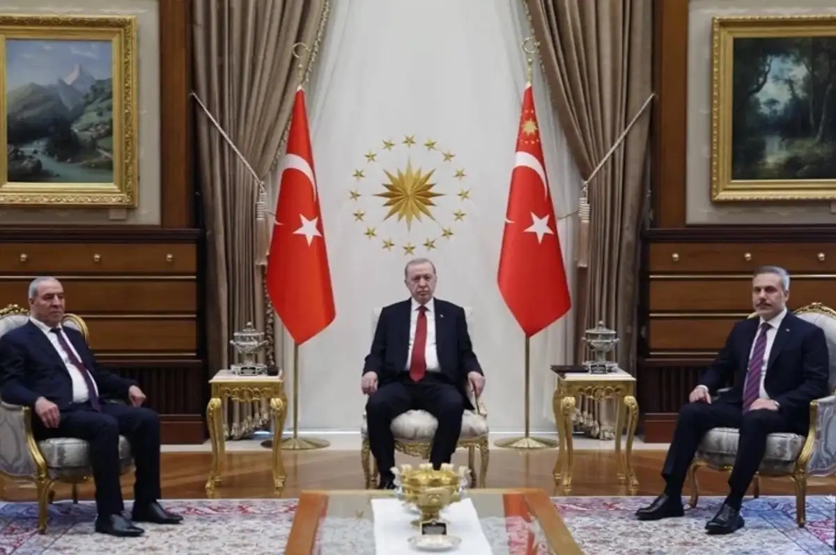 Cumhurbaşkanı Erdoğan, Filistin Devlet Başkan Yardımcısı eş-Şeyh'i Kabul Ettİ