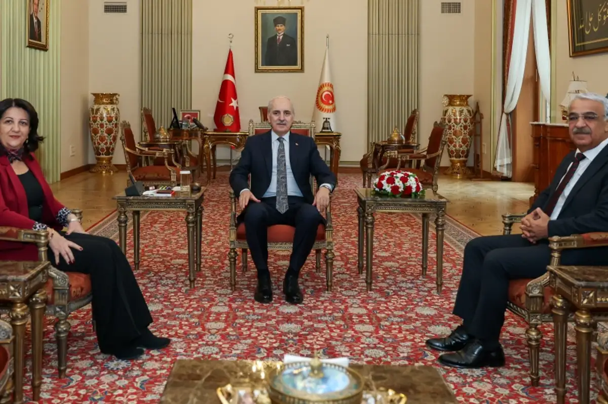 Kurtulmuş, DEM Parti Heyetini Kabul Etti