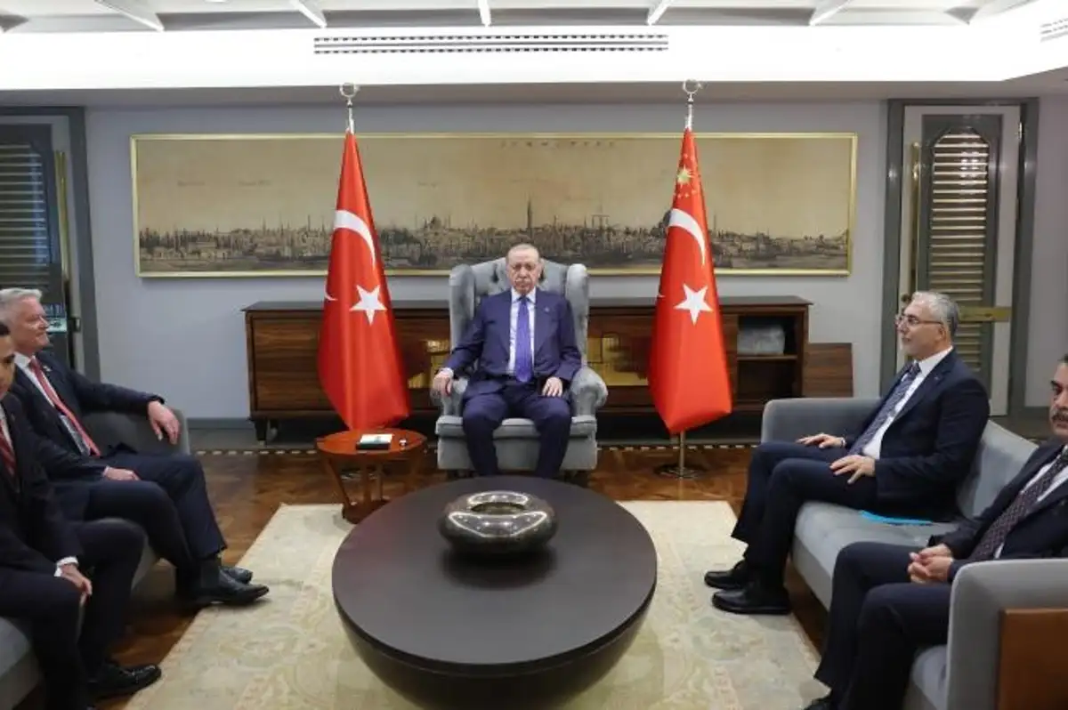 Cumhurbaşkanı Erdoğan, OECD Genel Sekreteri Mathias Cormann'ı Kabul Etti