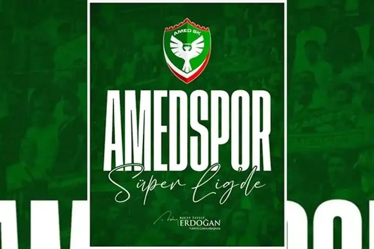 Cumhurbaşkanı Erdoğan'dan Süper Lig'e Yükselen Amedspor'a Tebrik