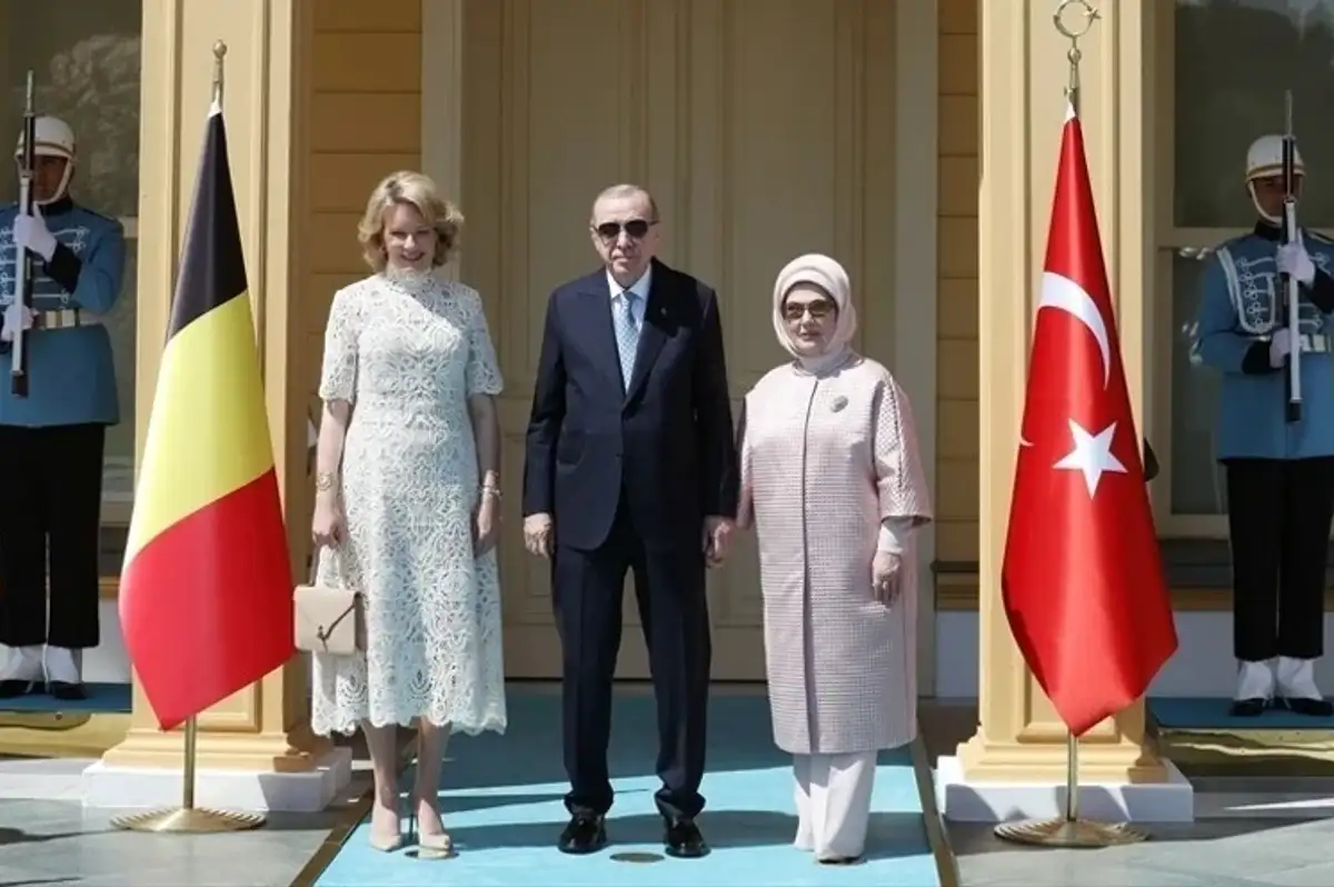 Cumhurbaşkanı Erdoğan, Belçika Kraliçesi'ni Kabul Etti