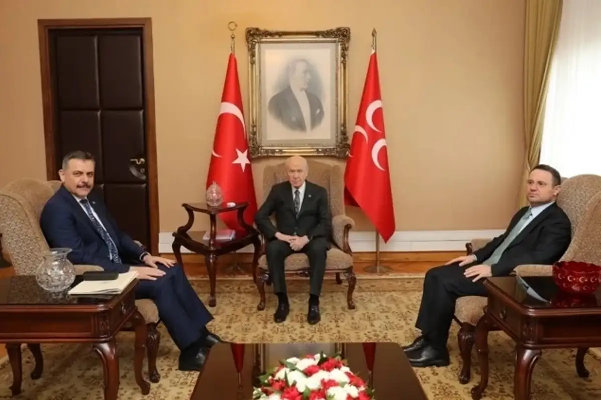 Bakan Çiftçi ve Bakan Gürlek'ten MHP Lideri Bahçeli'ye Ziyaret