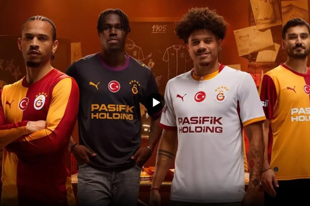 Galatasaray'da Yeni Sezon Forması Tanıtıldı: 5 Yıldızlı Koleksiyon Görücüye Çıktı