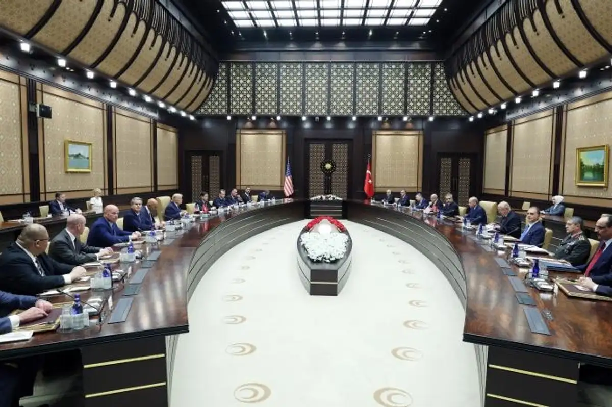 Cumhurbaşkanı Erdoğan ile ABD Başkanı Trump Heyetler Arası Görüşmeye Geçti