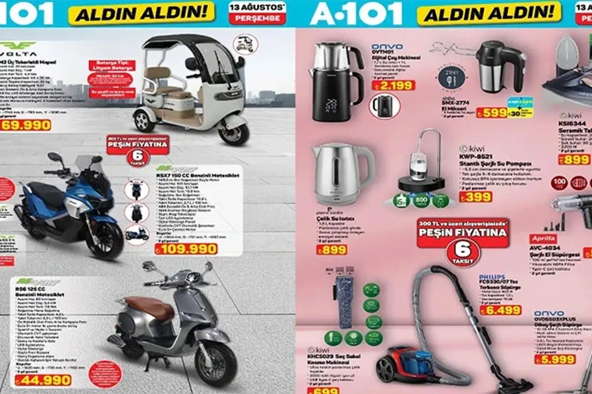 A101'de Bu Hafta: 13 Ağustos 2026 Aktüel Ürünler ve İndirimli Fırsatlar