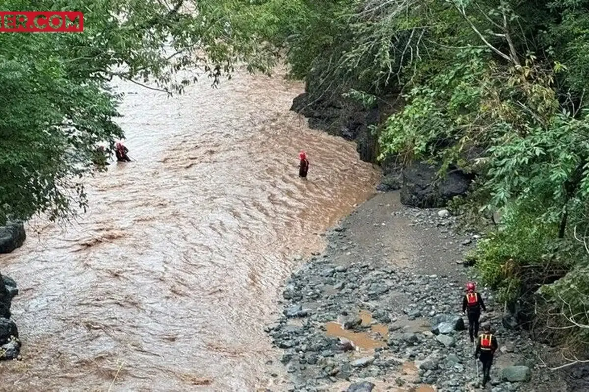 Giresun Keşap'ta Sel Sularına Kapılmışlardı: Öğretmen Mehmet Akkaya ile Yeğeni Her Yerde Aranıyor!