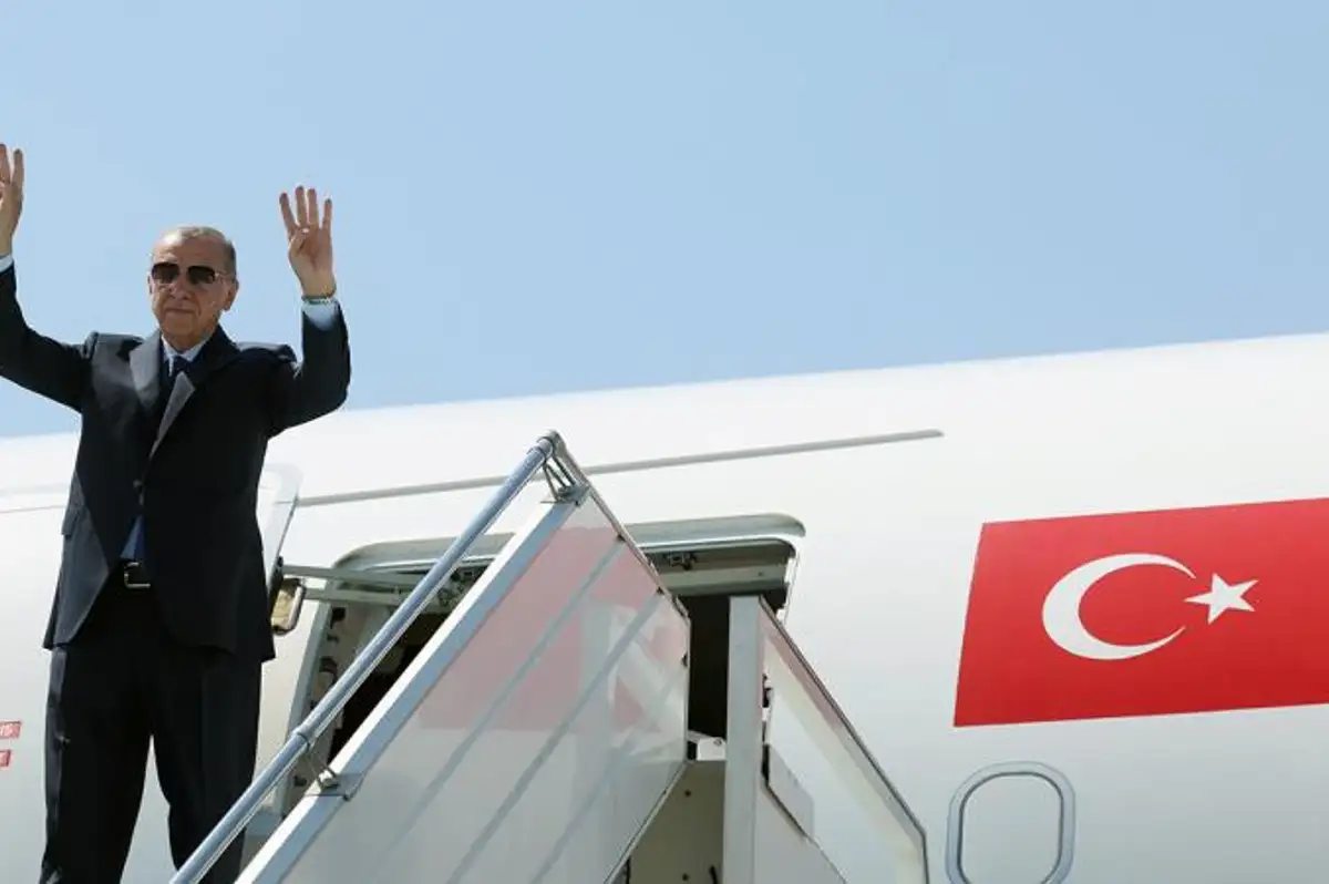 Cumhurbaşkanı Erdoğan, Şanghay İşbirliği Örgütü Zirvesi İçin Bişkek'te