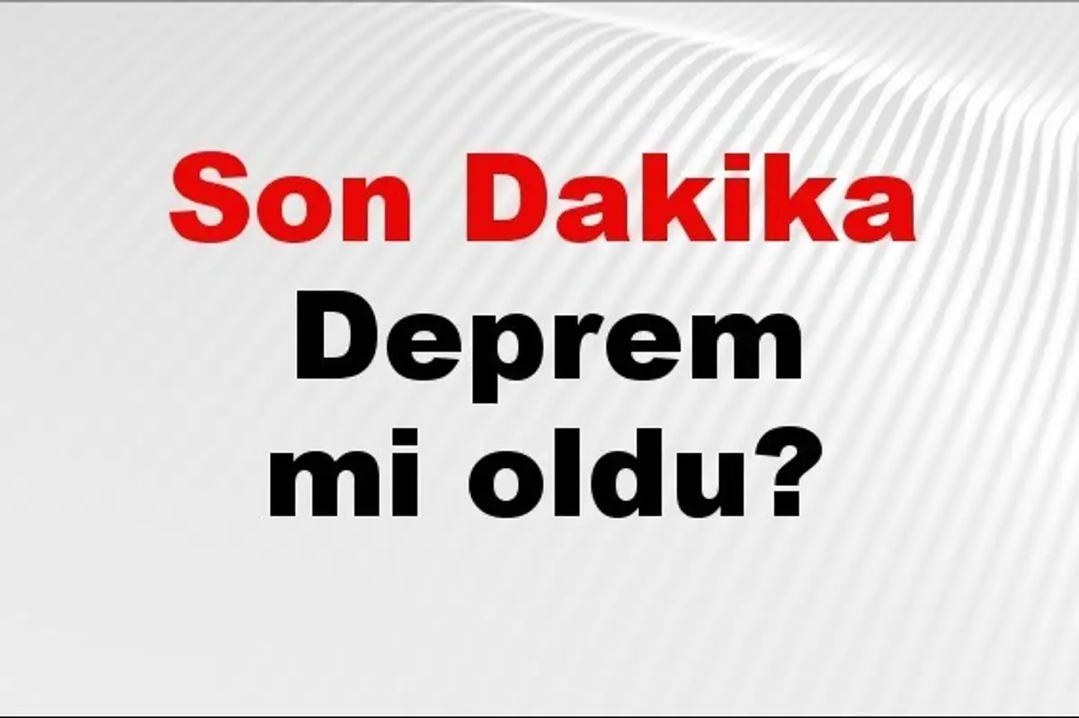 İzmir'de son depremler: Kandilli ve AFAD verileri