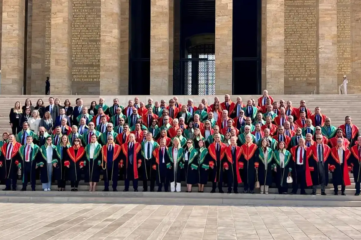 Yargıtay Başkanı Kerkez ve Heyetinden Anıtkabir'e Ziyaret