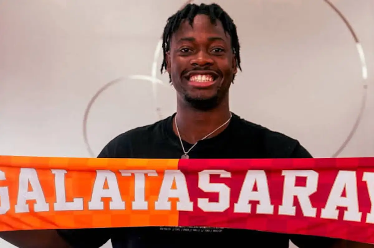 Galatasaray'ın yeni transferi El-Chadaille Bitshiabu, İstanbul'a geldi