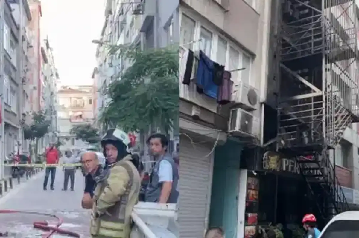 Bakırköy'de Otelde Yangın! 12 Kişi Yaralandı, 7 Kişi Kurtarıldı