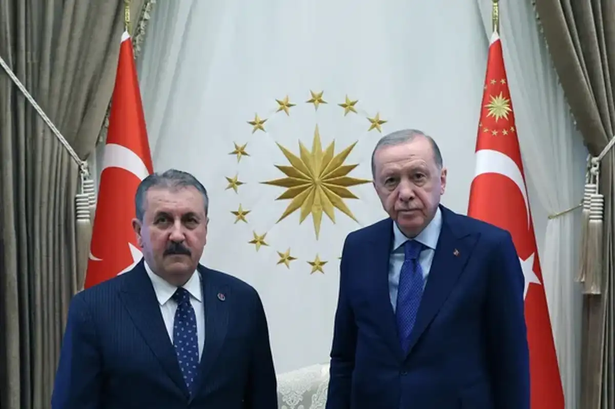 Cumhurbaşkanı Erdoğan, BBP Genel Başkanı Destici'yi Kabul Etti