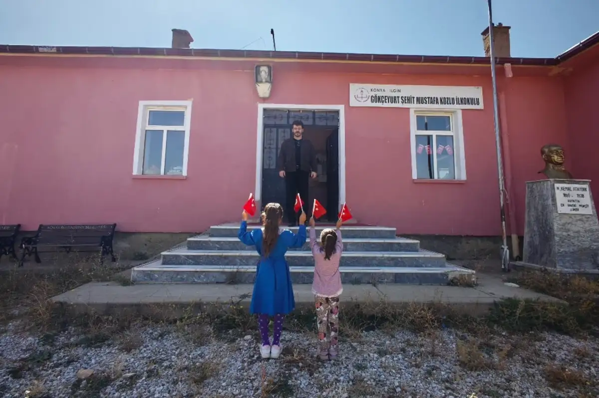Konya'nın Ilgın İlçesindeki Okulda Öğrenci Sayısı İkiye Çıktı