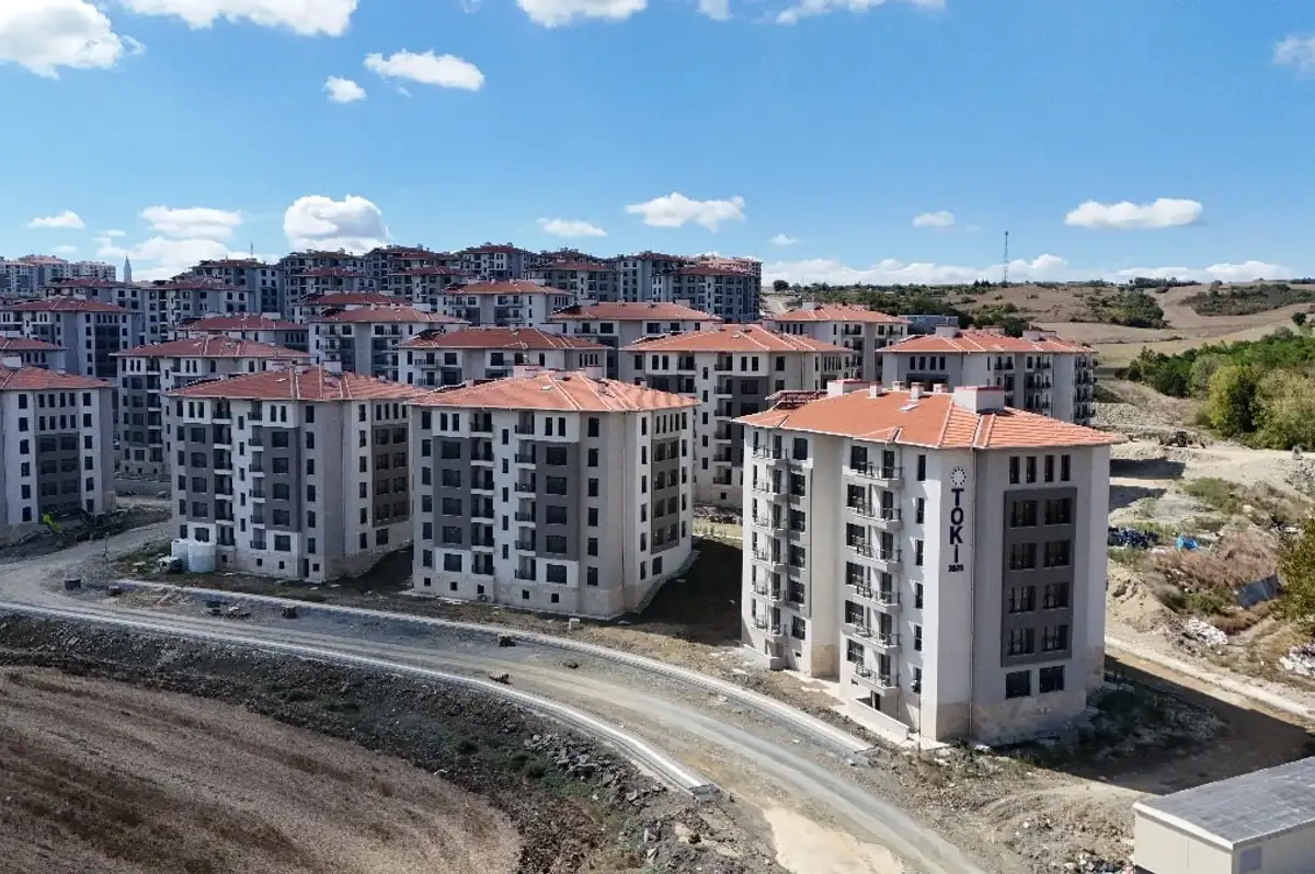 İstanbul Arnavutköy'de Kiralık Konutlar Havadan Görüntülendi