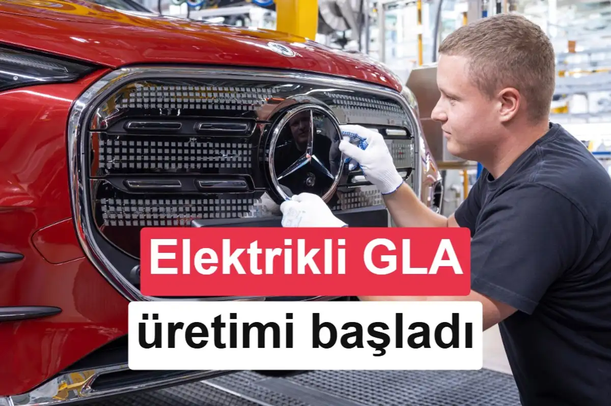 657 km menzilli Mercedes GLA'nın seri üretimi Almanya'da başladı