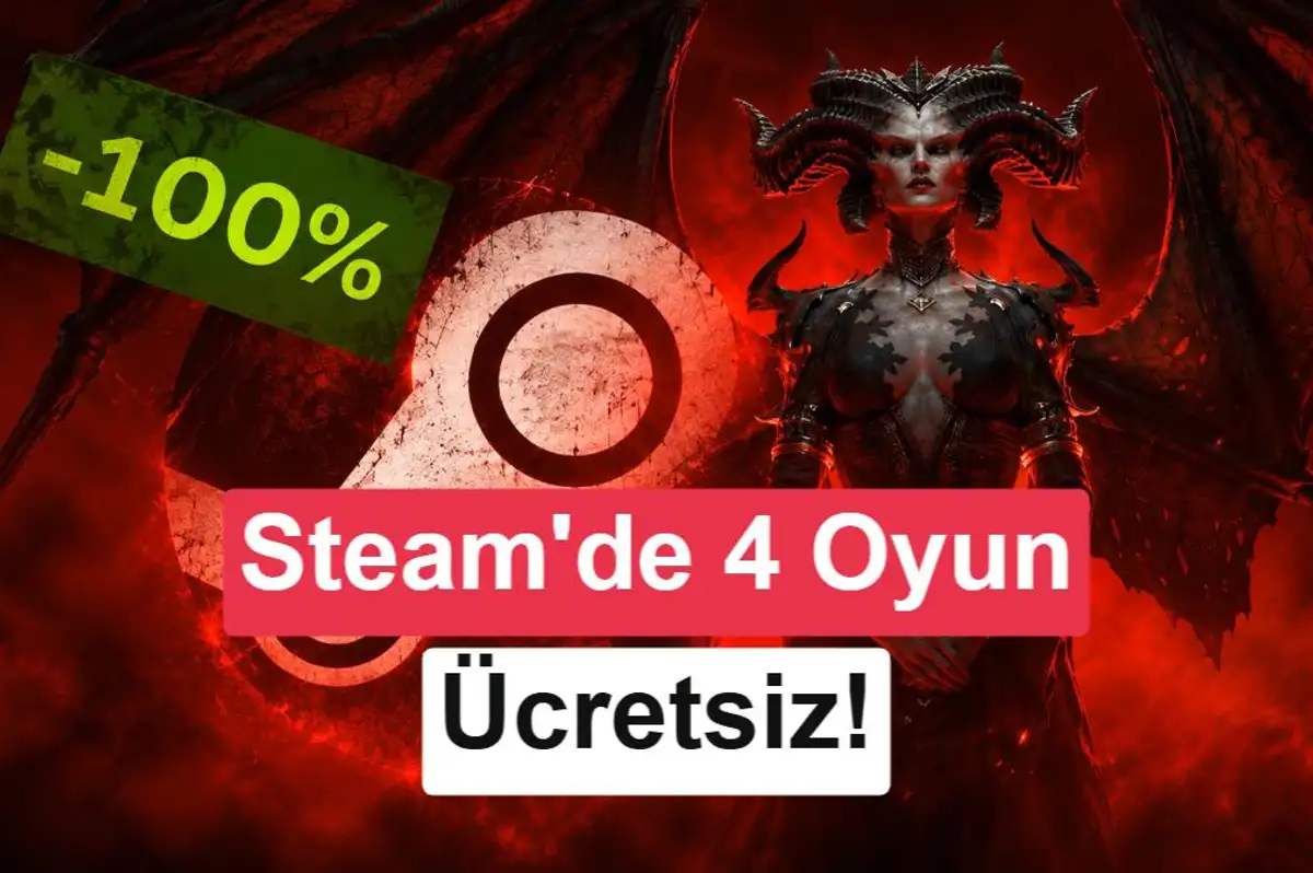 Steam'de 4 oyun ücretsiz: Diablo IV ve Sea of Thieves